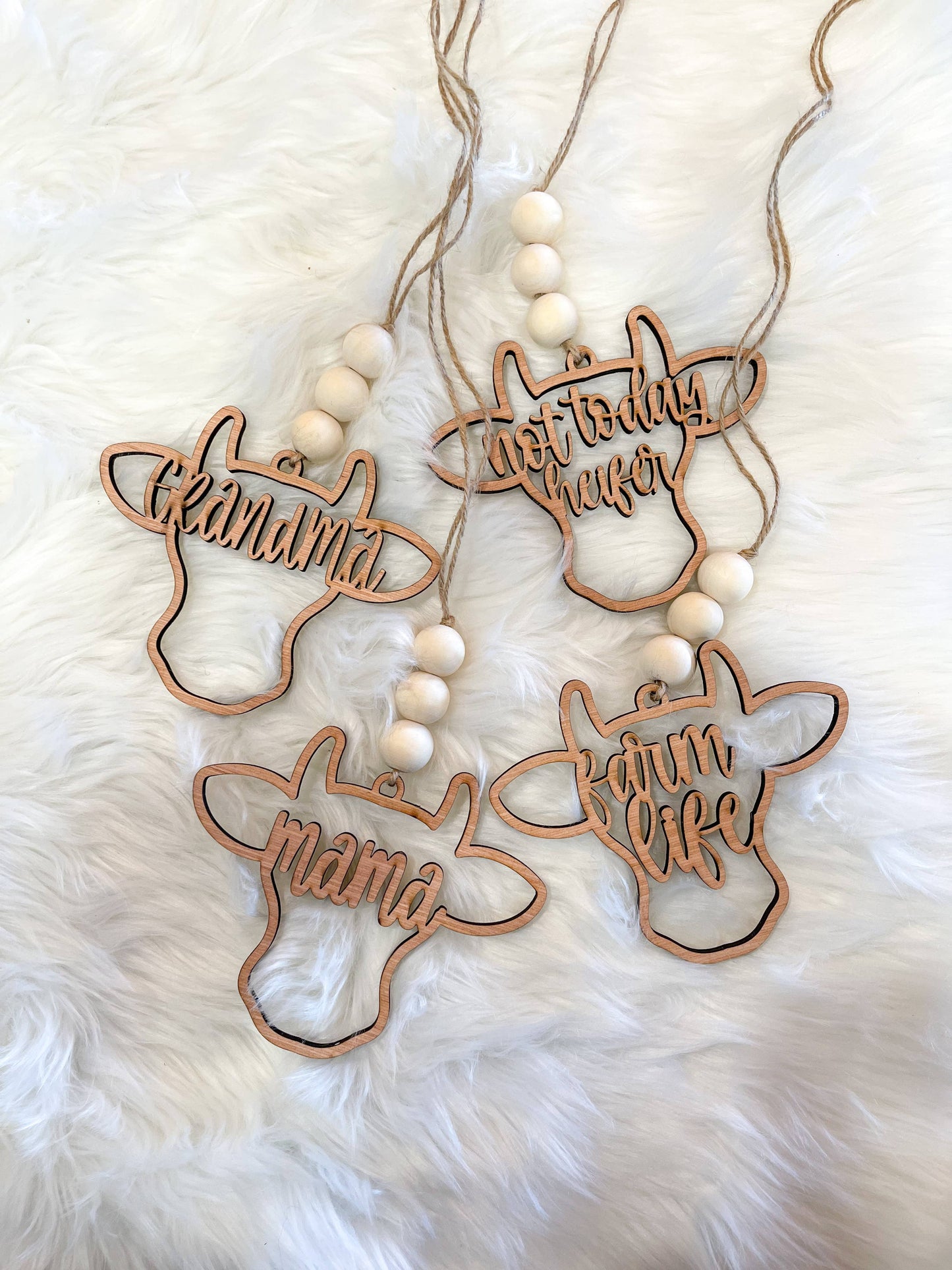 Tag | Farmhouse Car Charm - Review Mirror Hanging