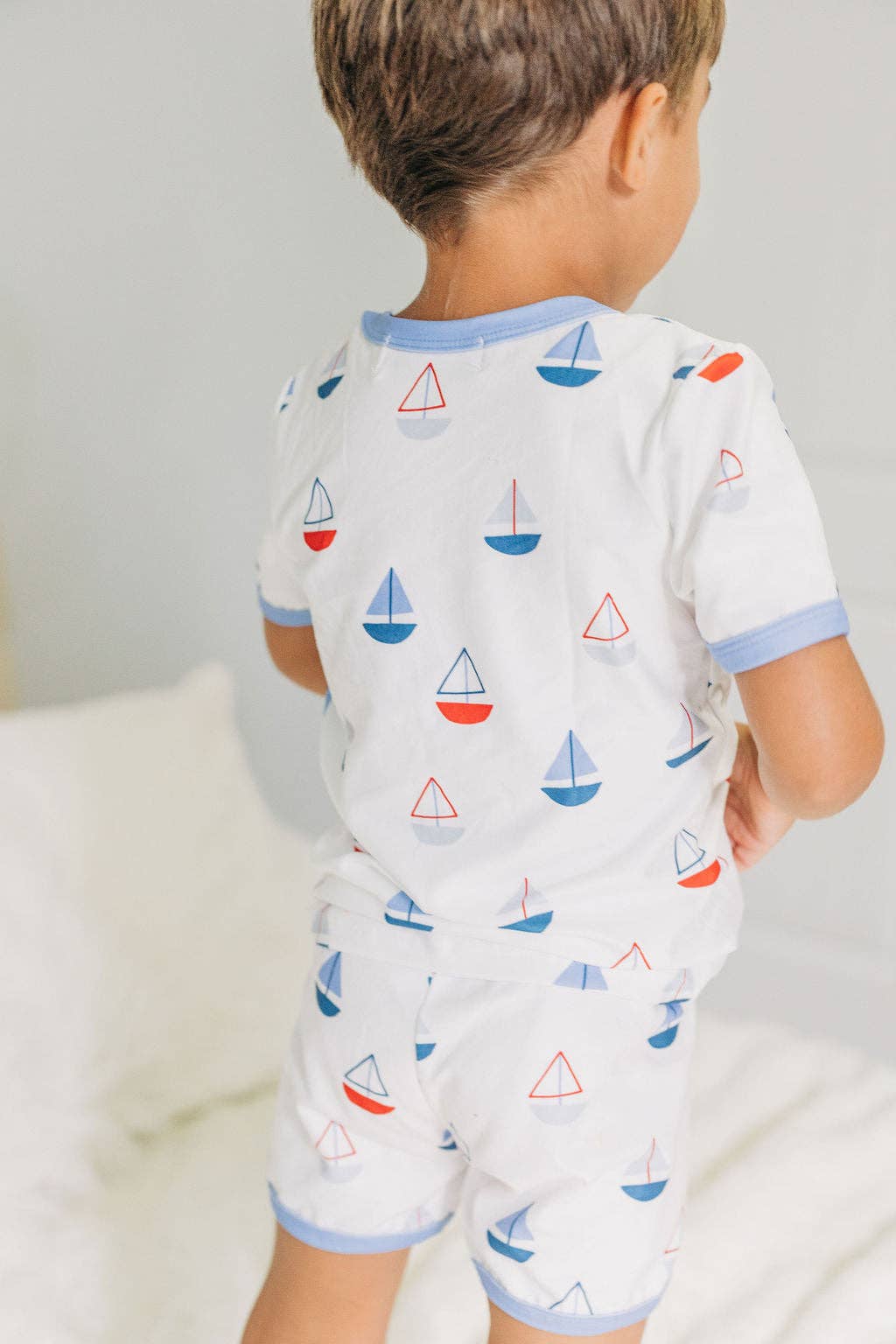 Sailboats Short Lounge Set