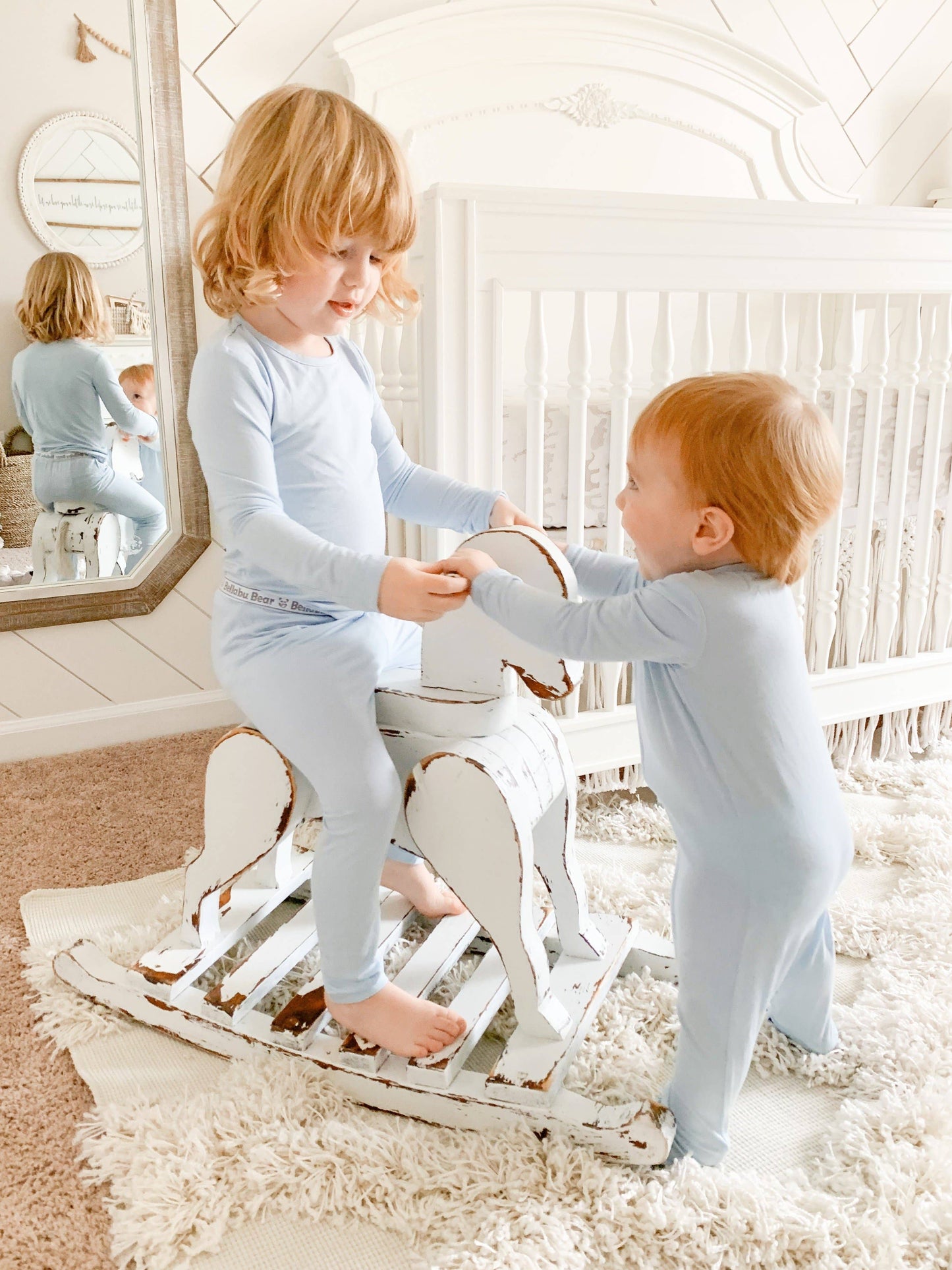 Bamboo Two-Piece Pjs - Sky