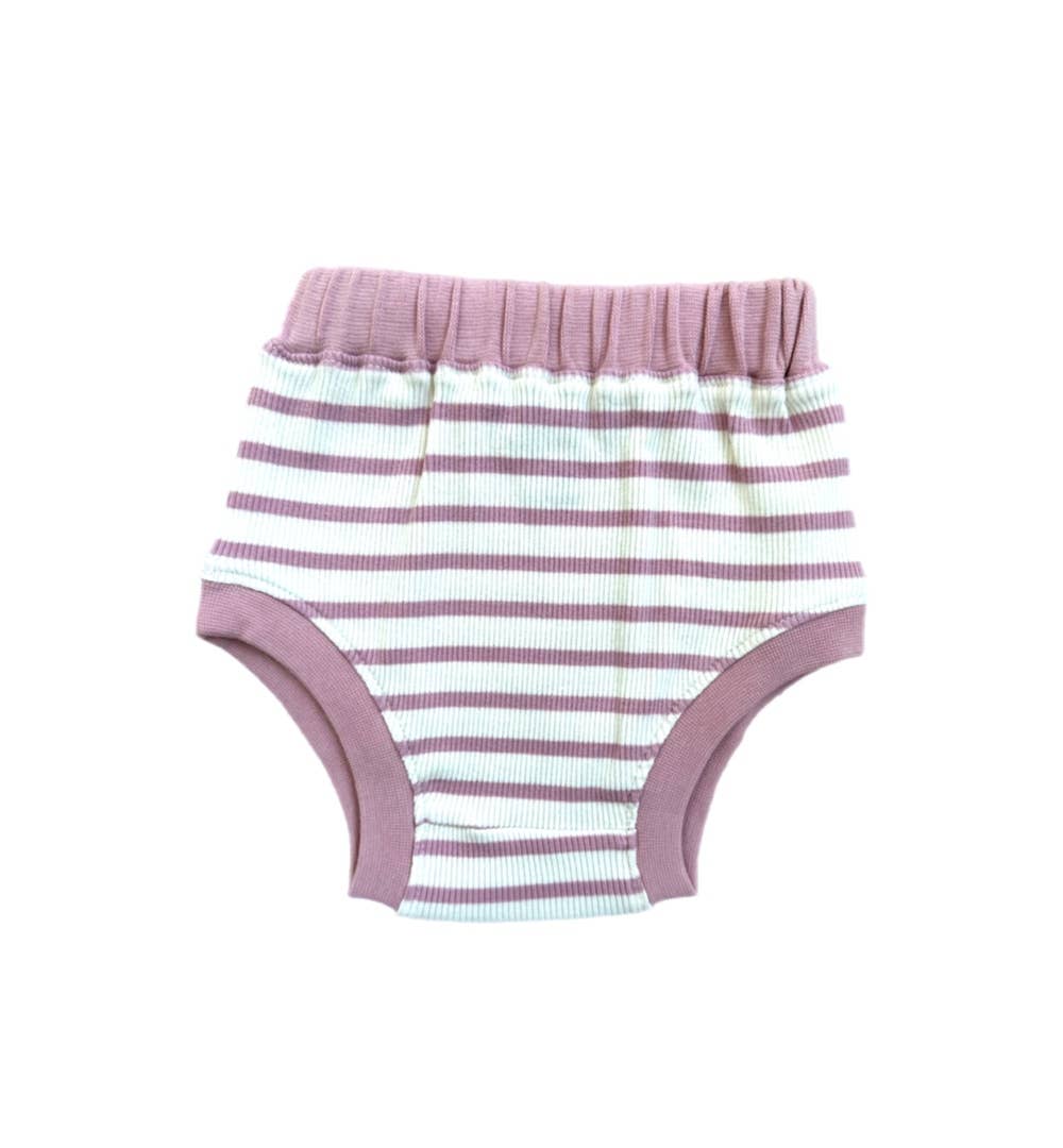 Diaper Cover - Blush Stripe