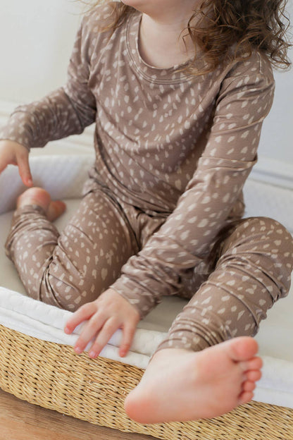 Bamboo Pj Set - Fawn