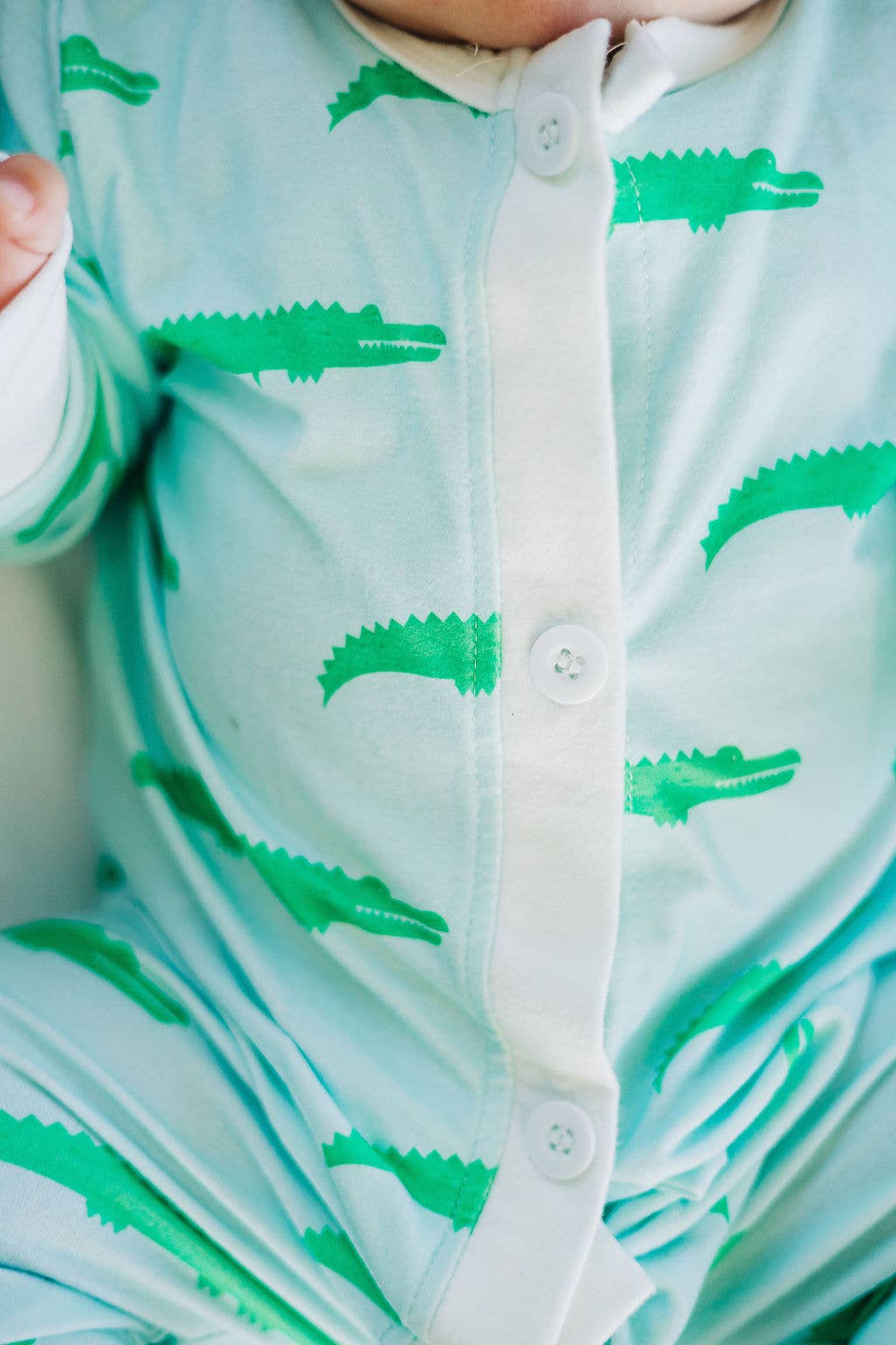 Alligator on Blue - Buttflap