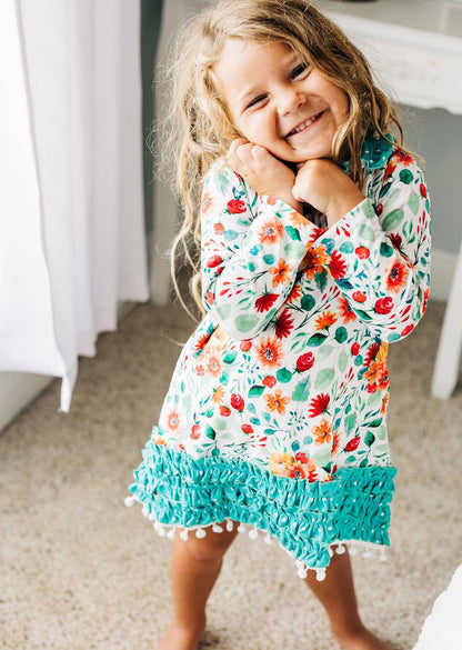 Autumn Fields - Ruffle Gown with Bloomers