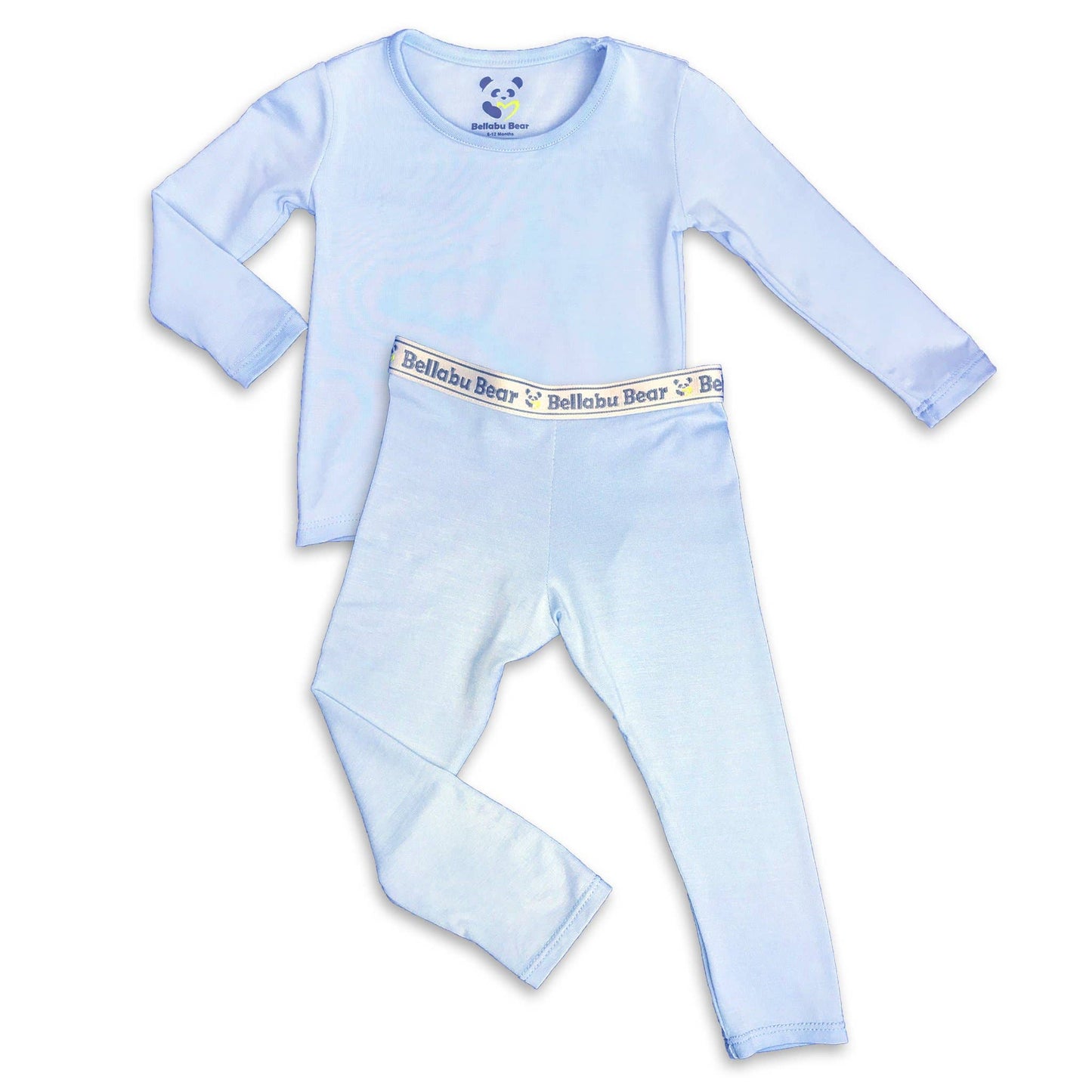 Bamboo Two-Piece Pjs - Sky
