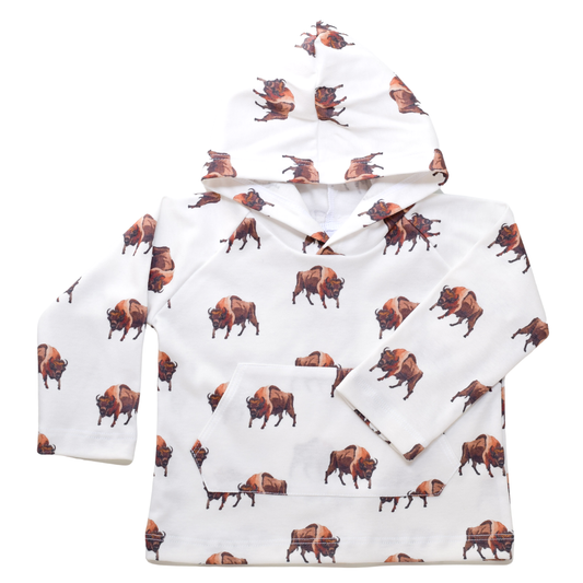 Organic Pocket Hoodie - Bison