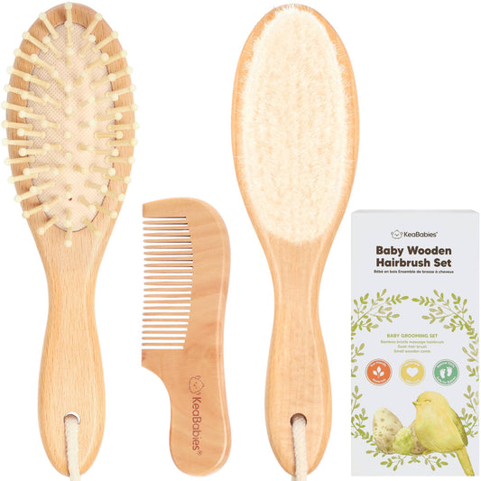 Hair Brush and Comb Set for Infant, Newborn