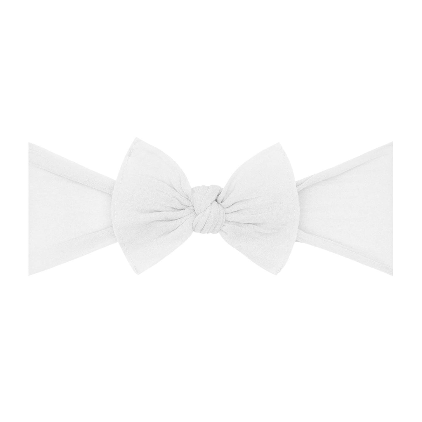 ITTY BITTY KNOT Bow: White