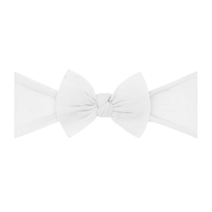 ITTY BITTY KNOT Bow: White