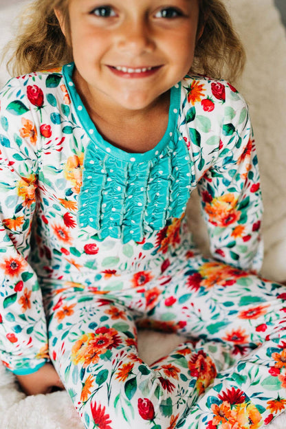 Autumn Fields - Ruffle Buttflap Pjs
