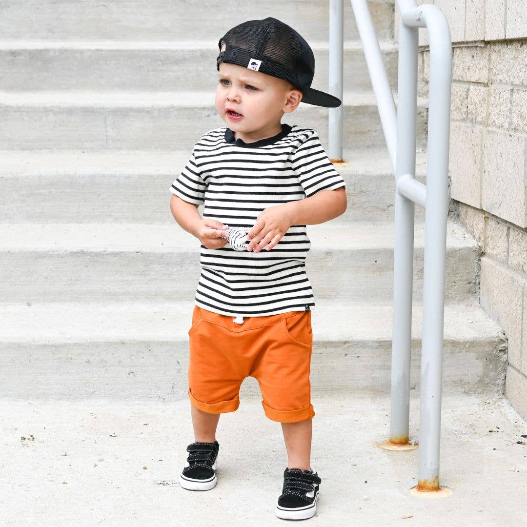 T-Shirt - Jet Black Stripe
