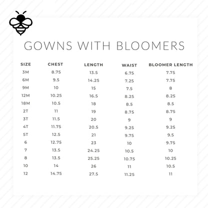 Autumn Fields - Ruffle Gown with Bloomers