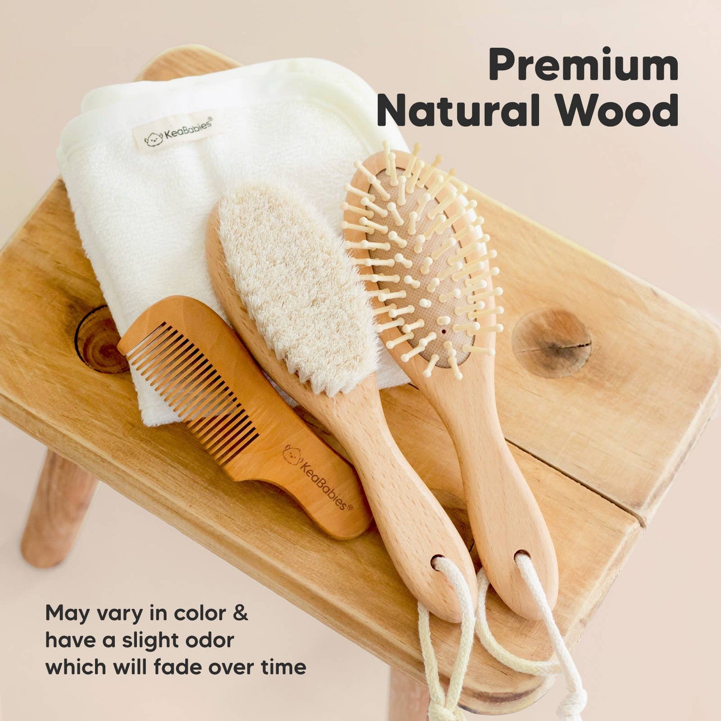 Hair Brush and Comb Set for Infant, Newborn