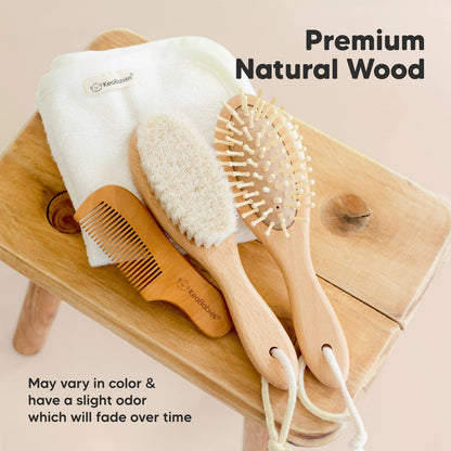 Hair Brush and Comb Set for Infant, Newborn