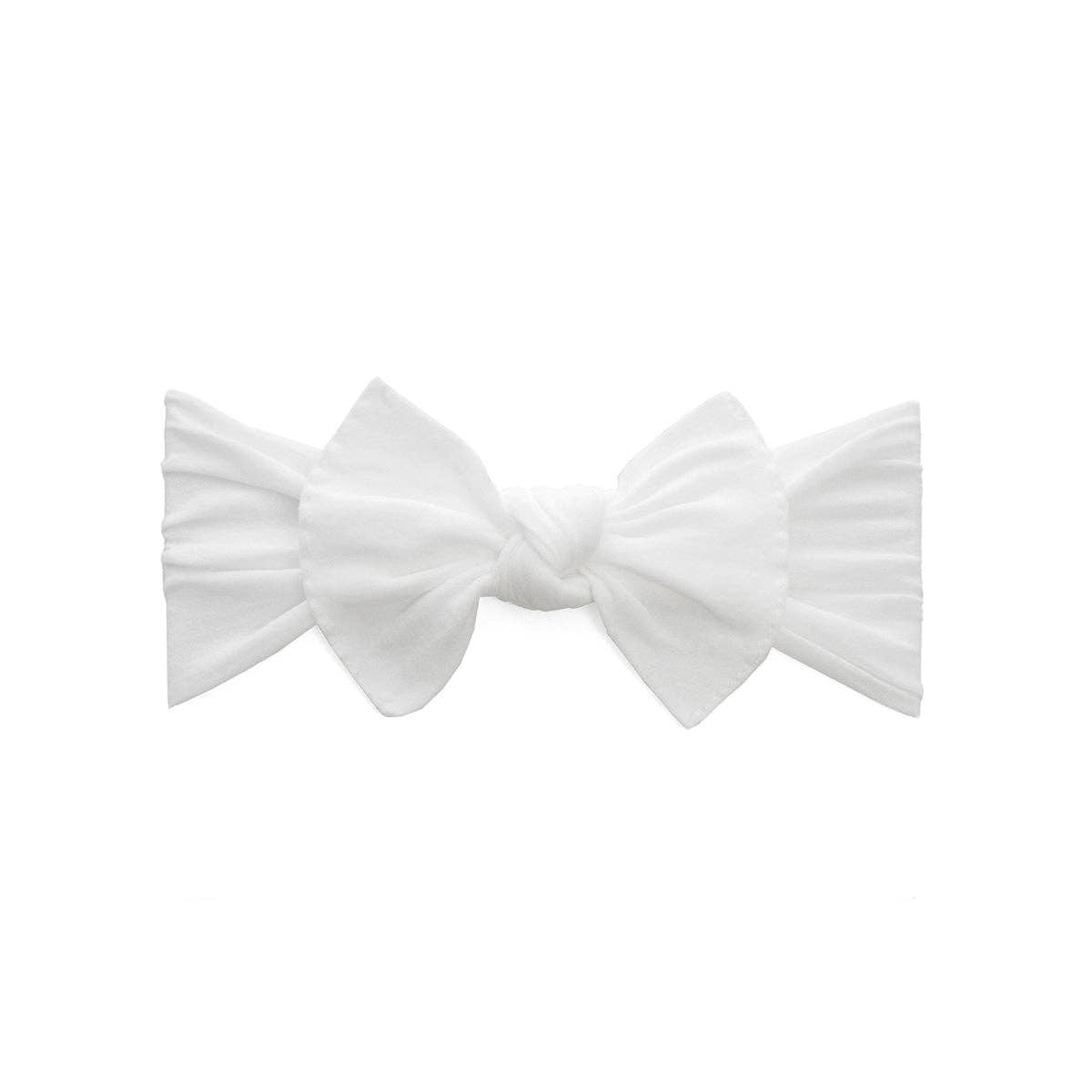 ITTY BITTY KNOT Bow: White