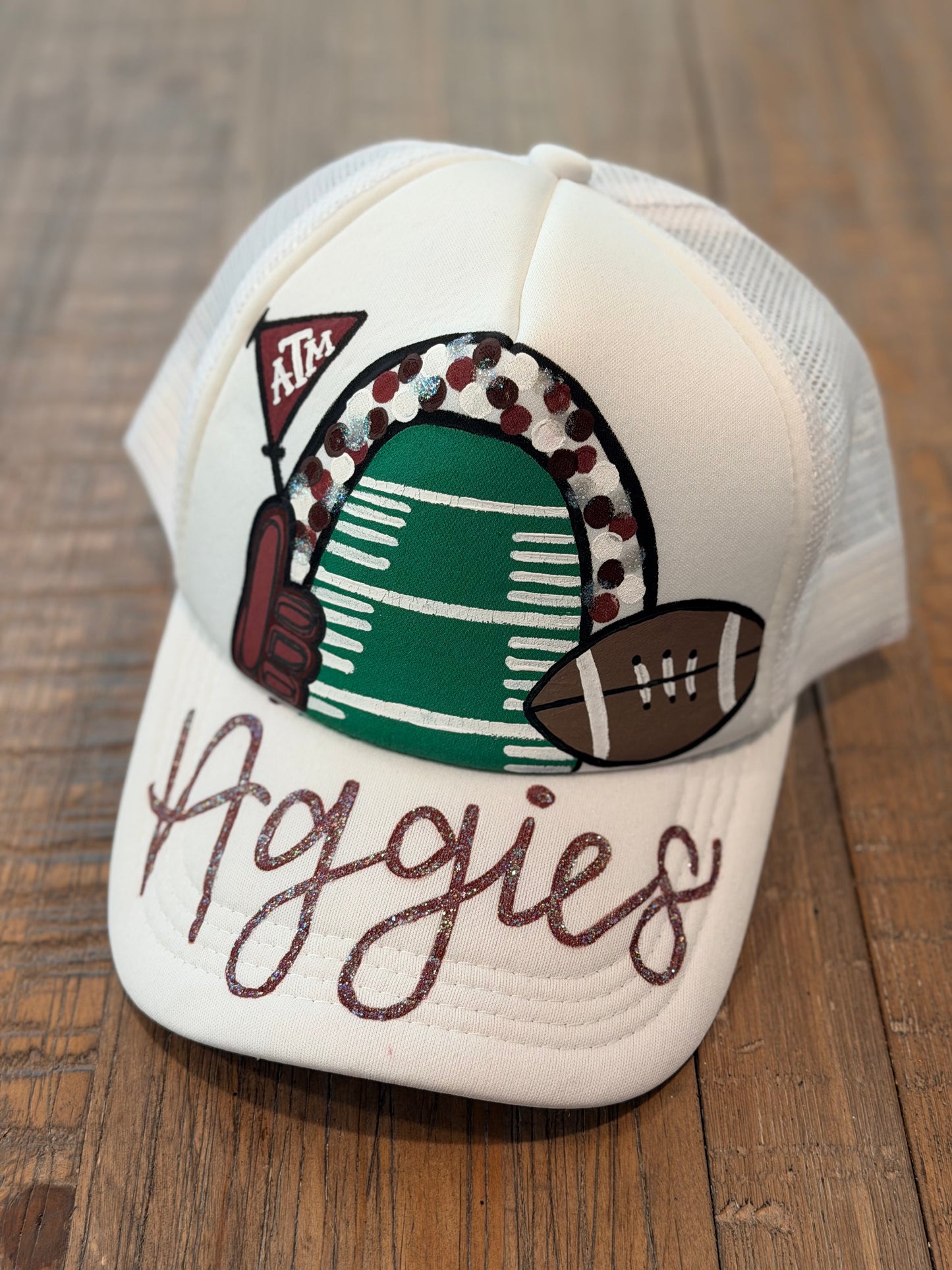 Texas A&M Custom Painted Hat