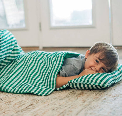 Nap Mat - Green Gingham