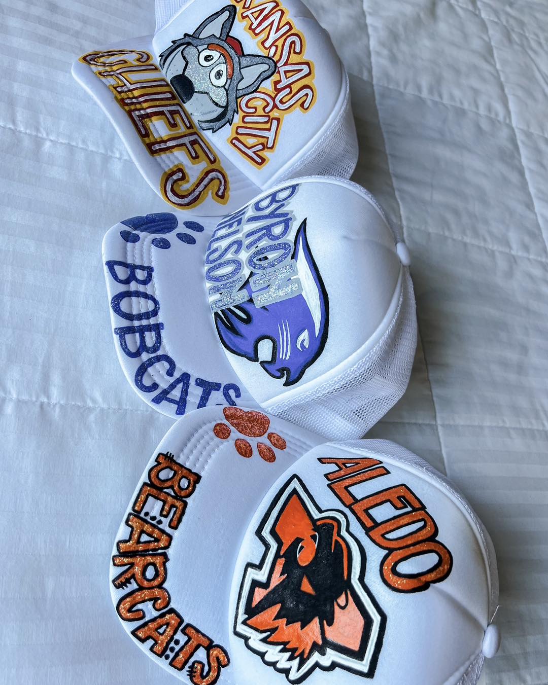 Custom Team Painted Hat