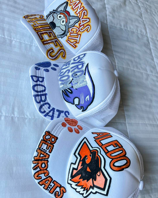 Custom Team Painted Hat