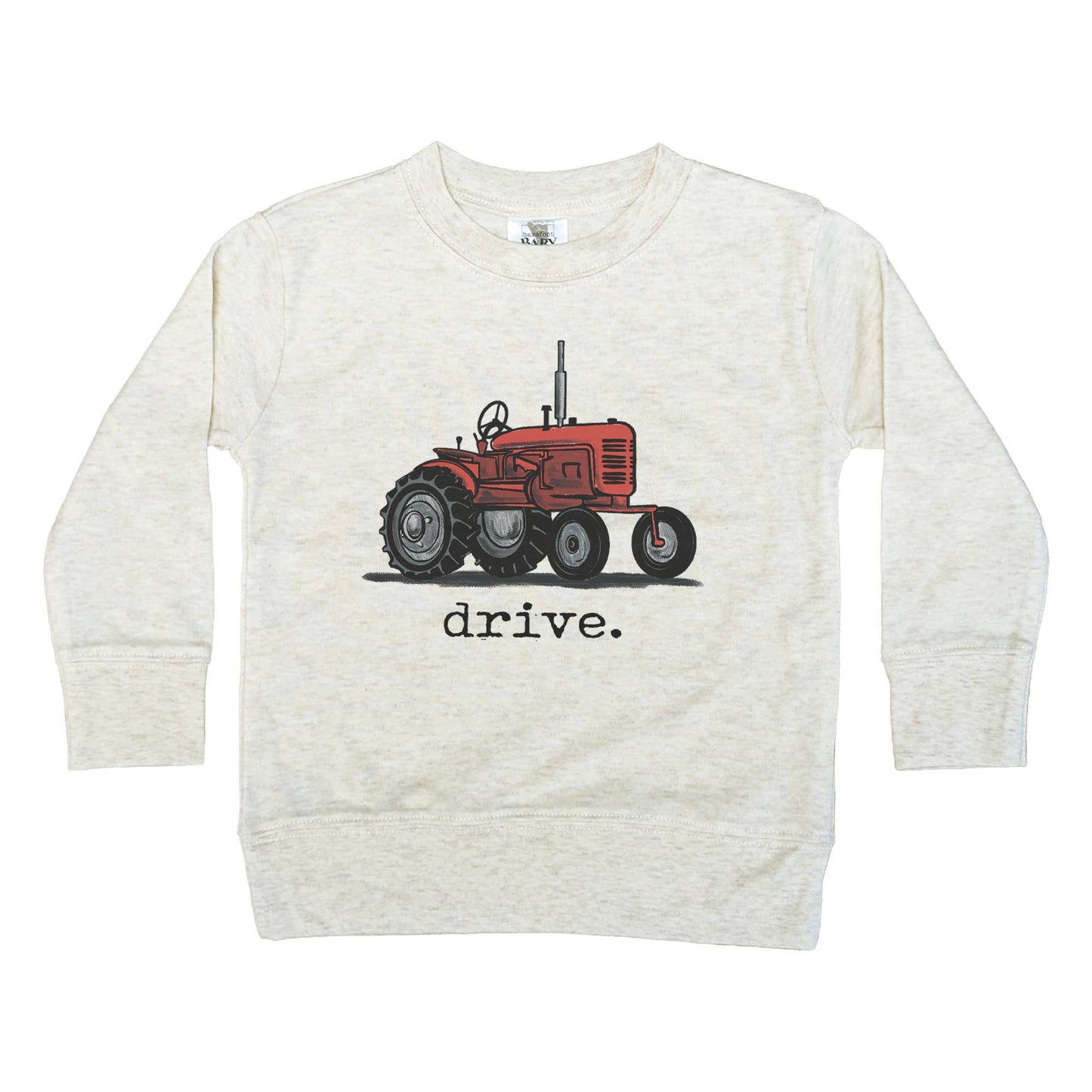 "Drive" Red Tractor Crewneck