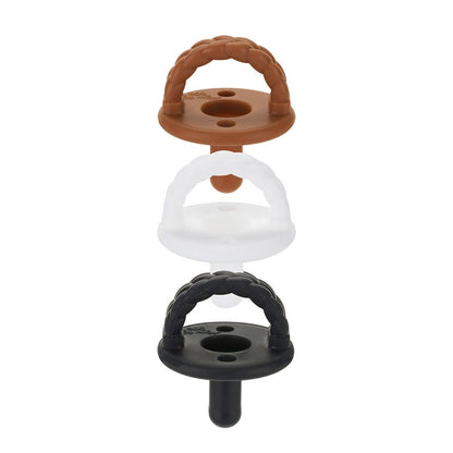 Pacifier Set Sweetie Soother™ Silicone - Coffee & Cream