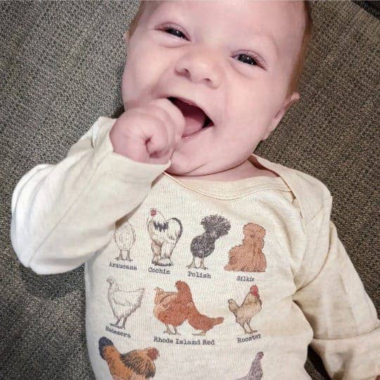 Chicken Breeds Bodysuit