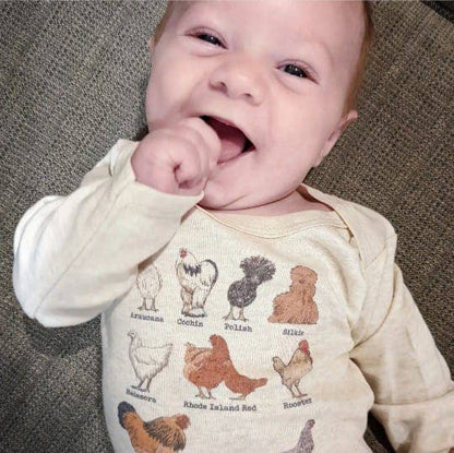 Chicken Breeds Bodysuit