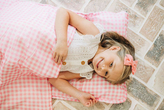 Nap Mat - Pink Gingham