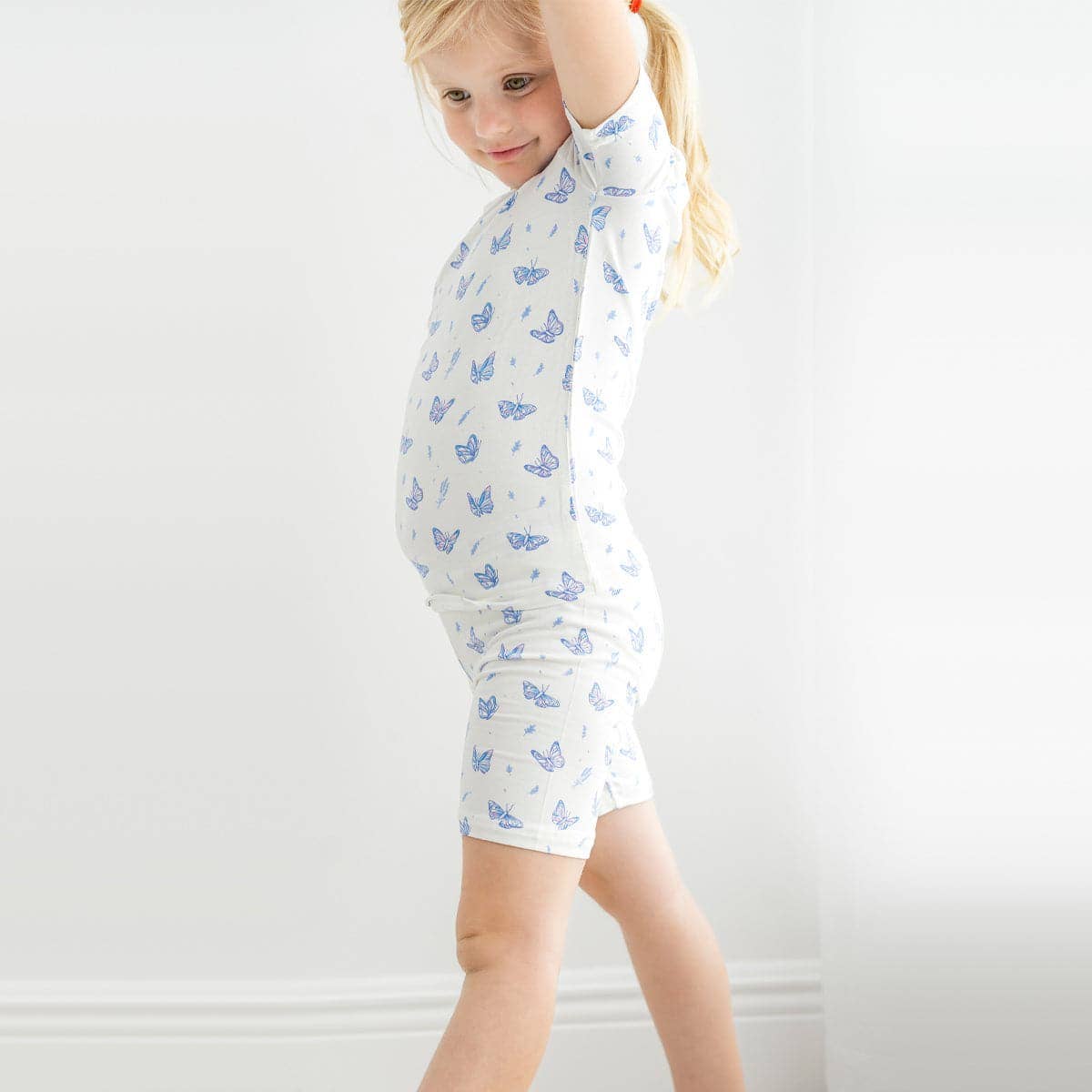 Bamboo Pjs Short Set - Butterfly