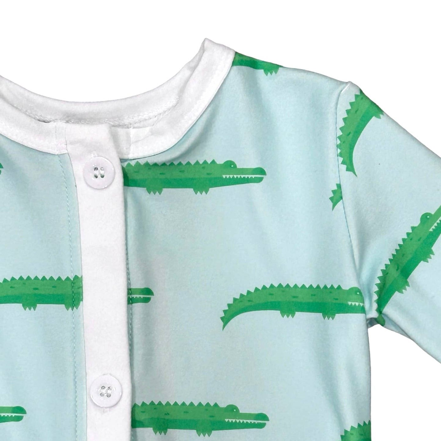Alligator on Blue - Buttflap