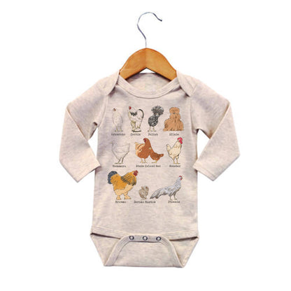 Chicken Breeds Bodysuit