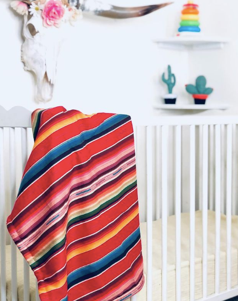 Red Serape Blanket