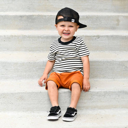 T-Shirt - Jet Black Stripe