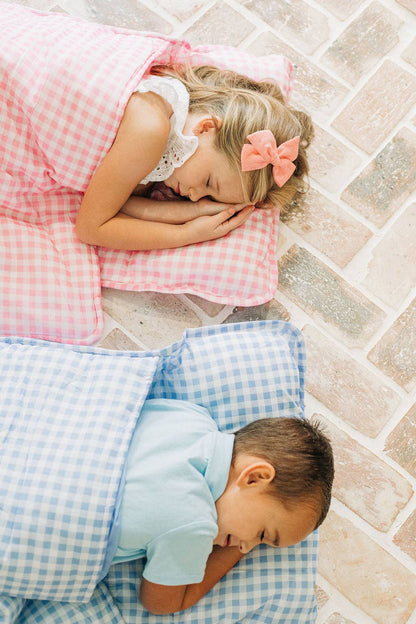 Nap Mat - Blue Gingham