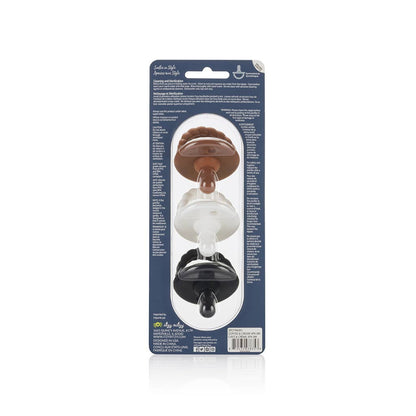 Pacifier Set Sweetie Soother™ Silicone - Coffee & Cream