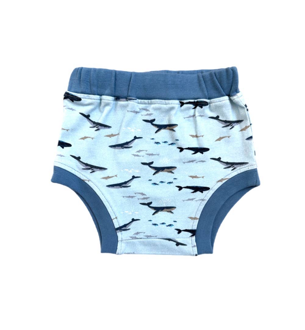 Diaper Cover - Majestic Whales