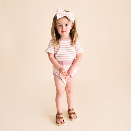 T-Shirt - Blush Stripe