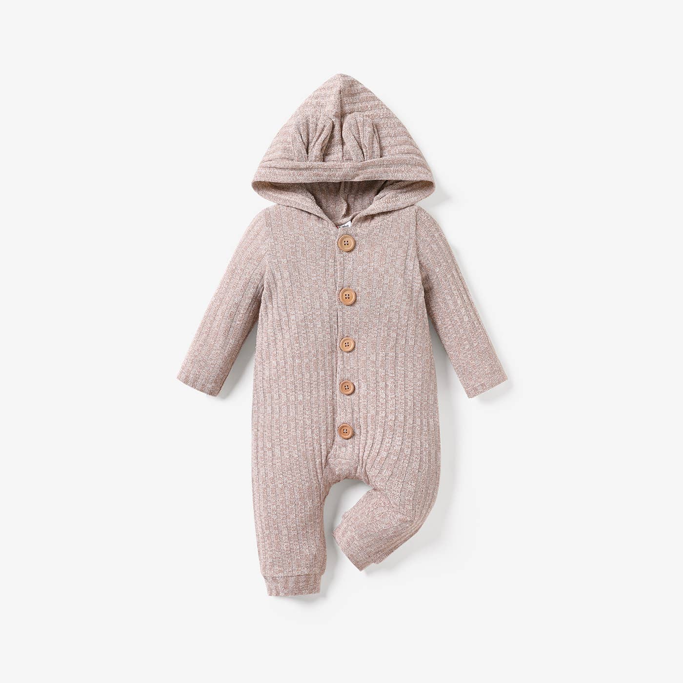 Hooded Jumpsuit - Brown