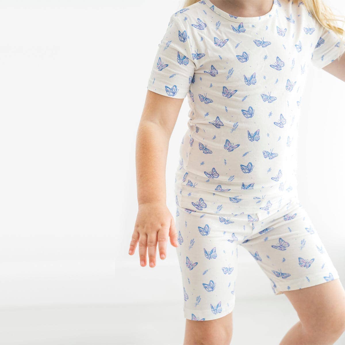 Bamboo Pjs Short Set - Butterfly