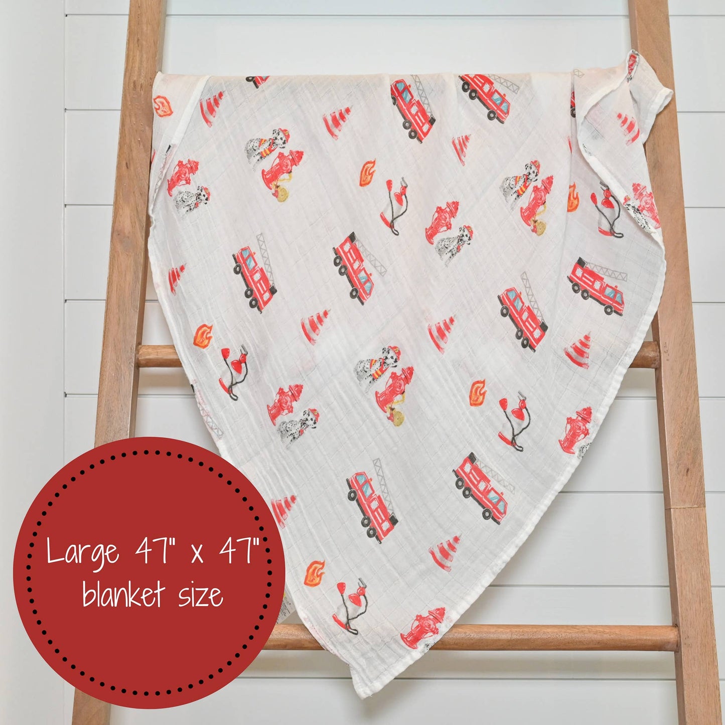 "Fireman" Muslin Blanket