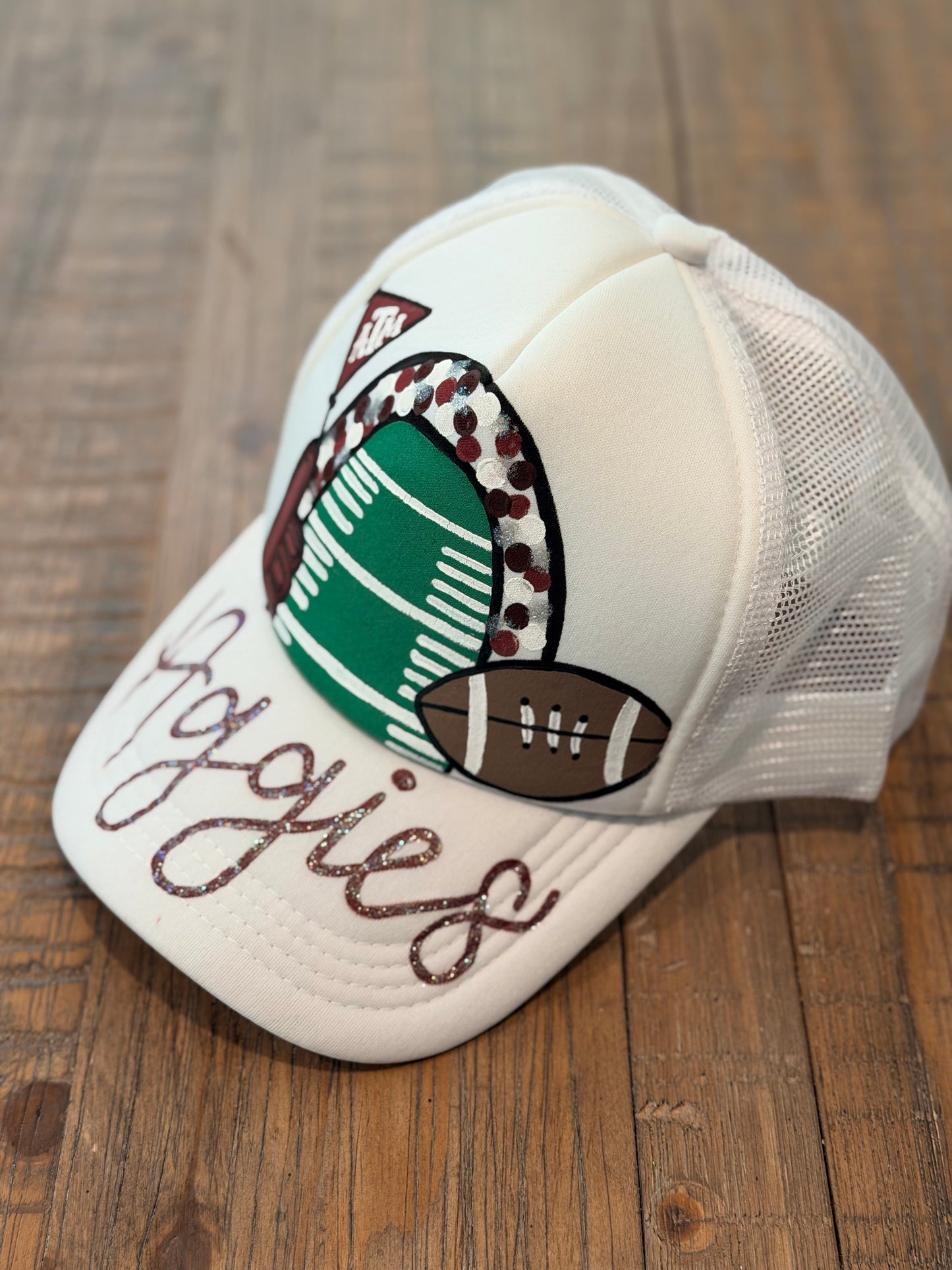 Texas A&M Custom Painted Hat