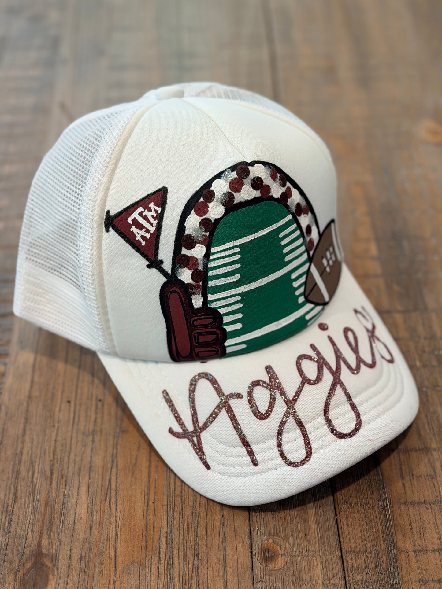 Texas A&M Custom Painted Hat