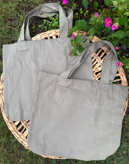 Simple Canvas Tote Bag