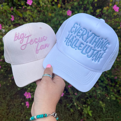 Big Jesus Fan Embroidered Hat