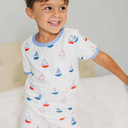 Sailboats Short Lounge Set