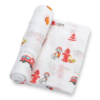 "Fireman" Muslin Blanket