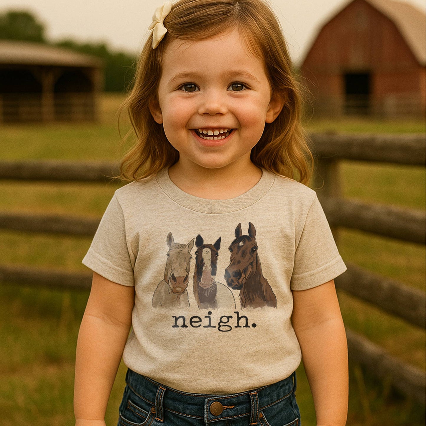 "Neigh" Horse Tee