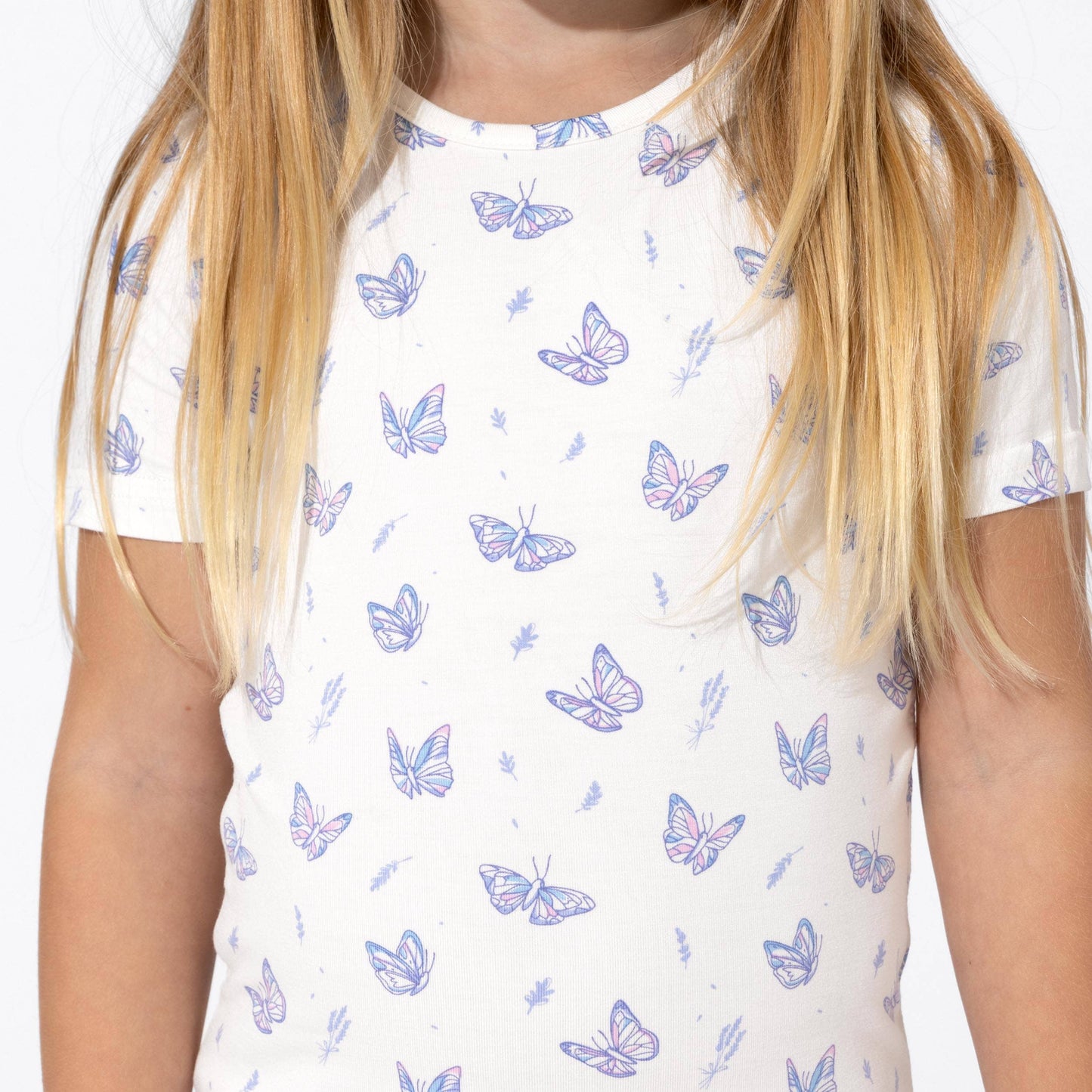 Bamboo Pjs Short Set - Butterfly