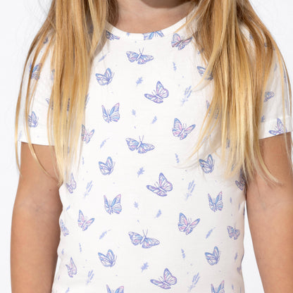Bamboo Pjs Short Set - Butterfly