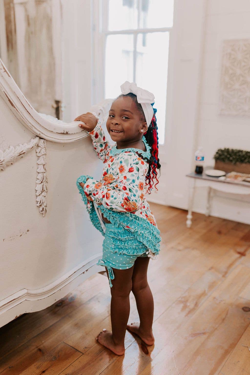 Autumn Fields - Ruffle Gown with Bloomers