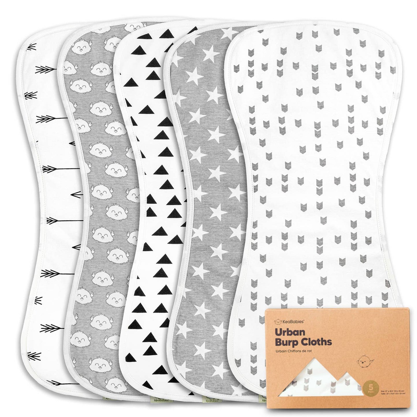 Burp Cloths - Urban